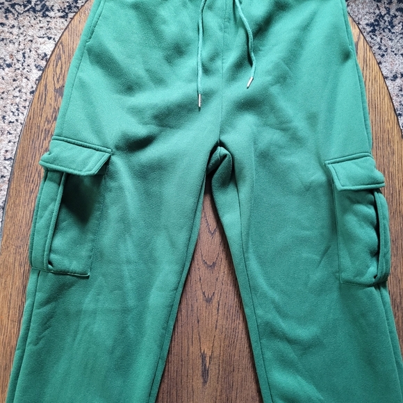 SHEIN EZwear Flap Pocket Side Drawstring Waist Sweatpants Size Women's Medium - Picture 5 of 12